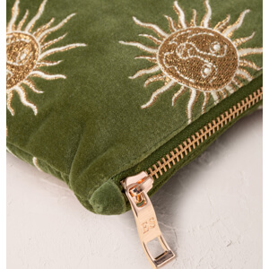 Elizabeth Scarlett Sun Goddesss Green Everyday Pouch